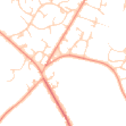 Daytime road noise heatmap for RG26 5LT