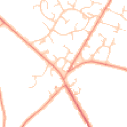Daytime road noise heatmap for RG26 5PG