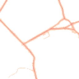 Daytime road noise heatmap for RG26 5PR