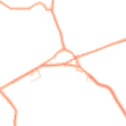 Daytime road noise heatmap for RG26 5PS