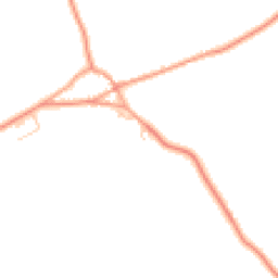 Daytime road noise heatmap for RG26 5PT