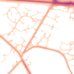 Daytime road noise heatmap for RG26 5RN