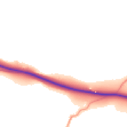 Daytime road noise heatmap for RG26 5RT