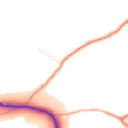 Daytime road noise heatmap for RG26 5RU