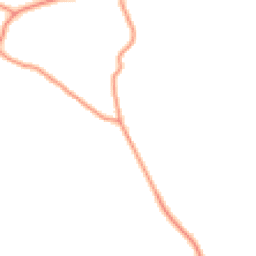 Daytime road noise heatmap for RG26 5SW