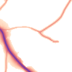 Daytime road noise heatmap for RG26 5SX