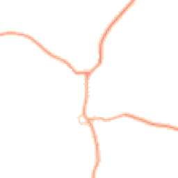 Daytime road noise heatmap for RG26 5UA