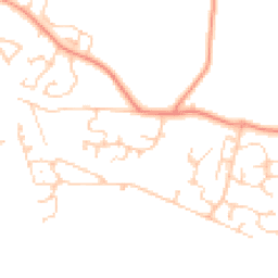 Daytime road noise heatmap for RG26 5UF