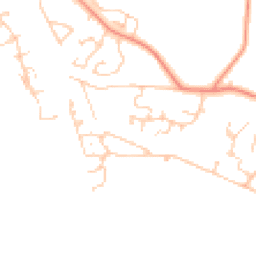 Daytime road noise heatmap for RG26 5UN
