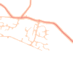 Daytime road noise heatmap for RG26 5UP