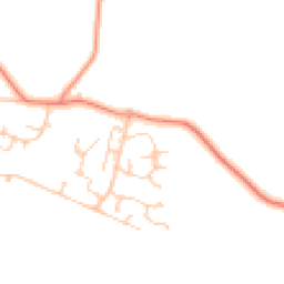Daytime road noise heatmap for RG26 5US