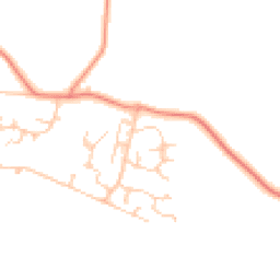 Daytime road noise heatmap for RG26 5UT