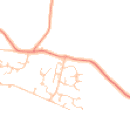 Daytime road noise heatmap for RG26 5UX
