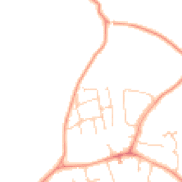 Daytime road noise heatmap for RG26 5WG