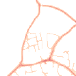 Daytime road noise heatmap for RG26 5WH