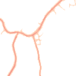 Daytime road noise heatmap for RG26 5WL