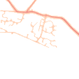 Daytime road noise heatmap for RG26 5XG