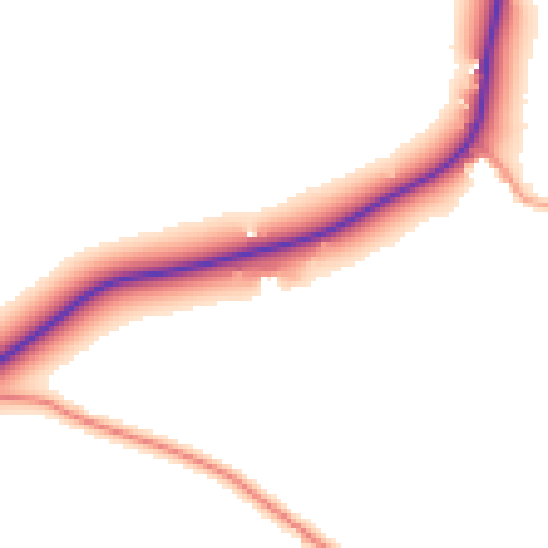 Daytime road noise heatmap for RG27 0AD