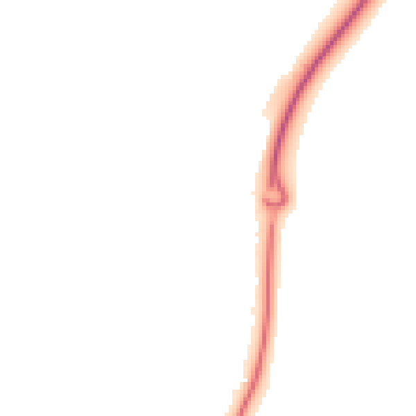 Night-time road noise heatmap for RG27 0AN