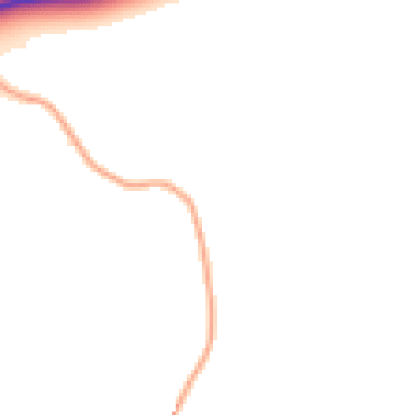 Daytime road noise heatmap for RG27 0AR