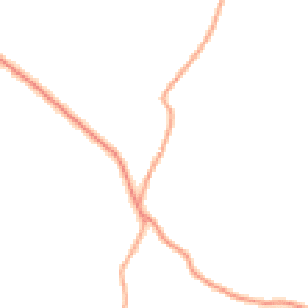 Daytime road noise heatmap for RG27 0BB