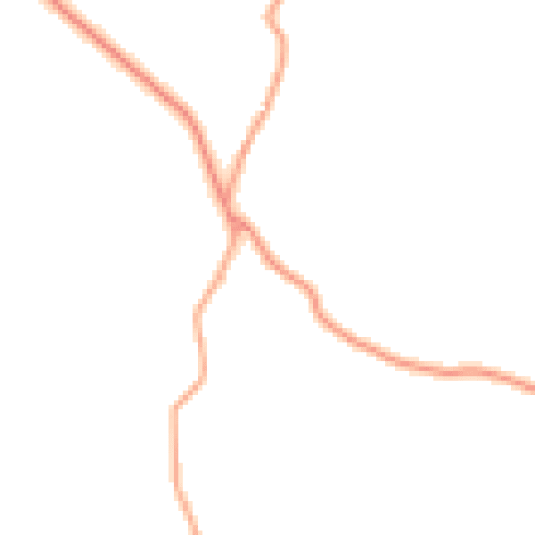 Daytime road noise heatmap for RG27 0BG