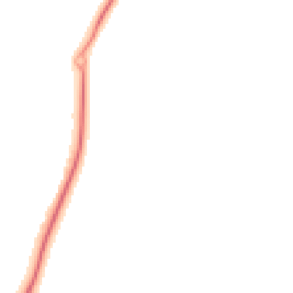 Night-time road noise heatmap for RG27 0GG