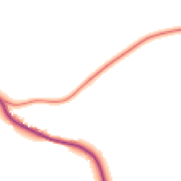 Daytime road noise heatmap for RG27 0LA