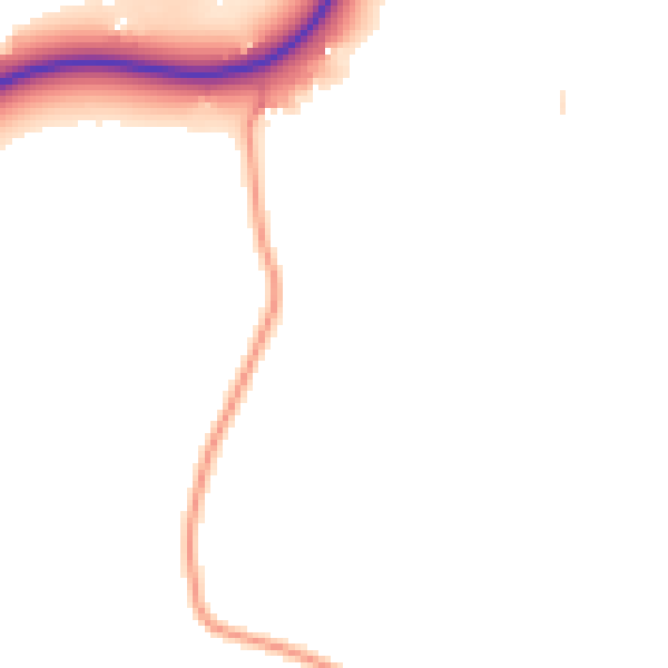 Daytime road noise heatmap for RG27 0LP