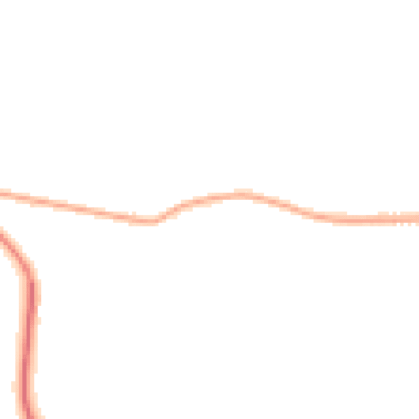 Night-time road noise heatmap for RG27 0LY