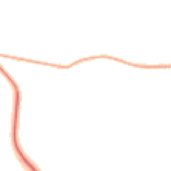 Night-time road noise heatmap for RG27 0LZ