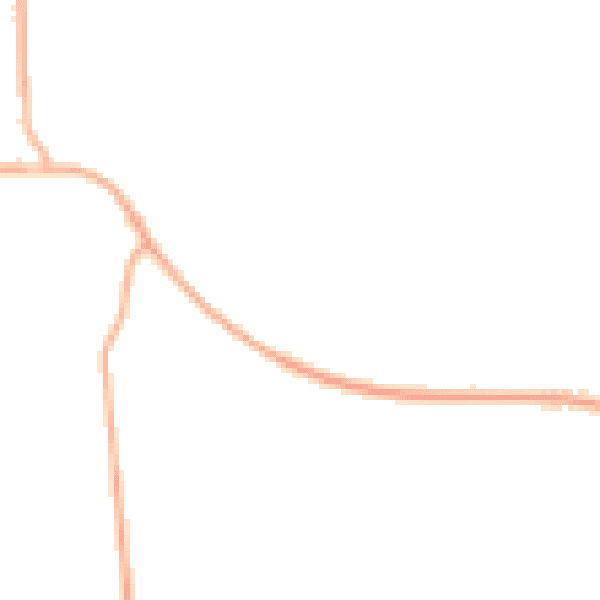 Night-time road noise heatmap for RG27 0NQ