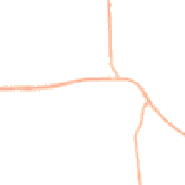 Night-time road noise heatmap for RG27 0QG