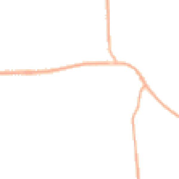 Night-time road noise heatmap for RG27 0QQ