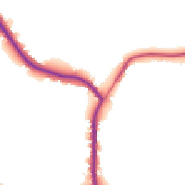 Daytime road noise heatmap for RG27 0RP
