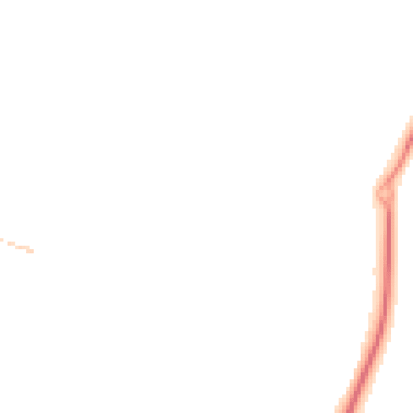 Night-time road noise heatmap for RG27 0SX