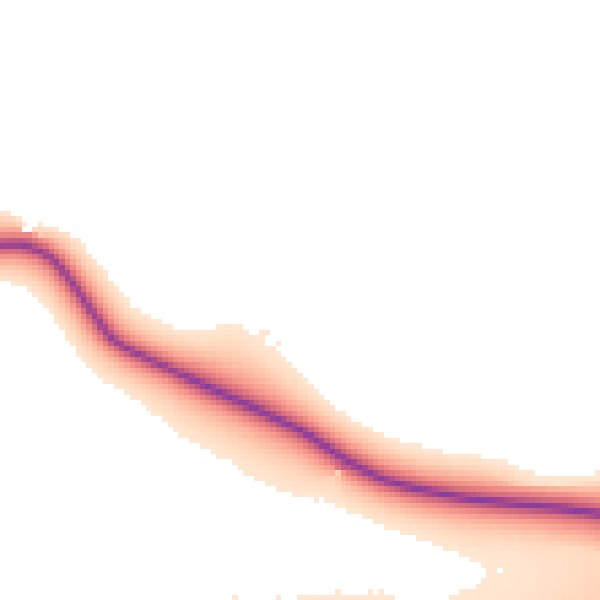 Daytime road noise heatmap for RG27 8AS