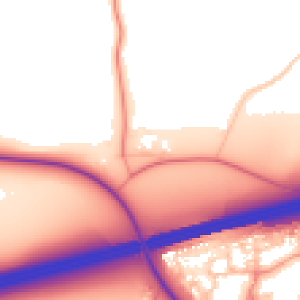 Daytime road noise heatmap for RG27 8BD