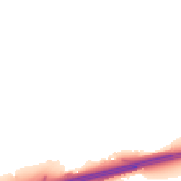 Night-time road noise heatmap for RG27 8BG