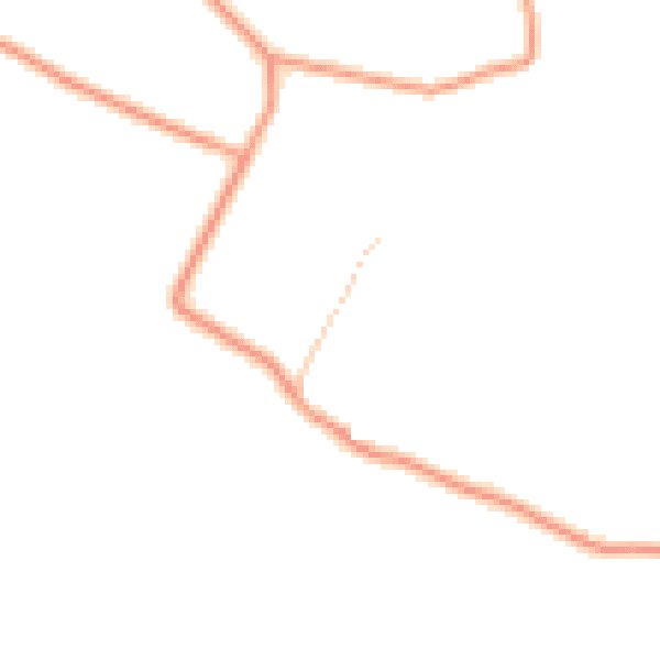 Daytime road noise heatmap for RG27 8JD