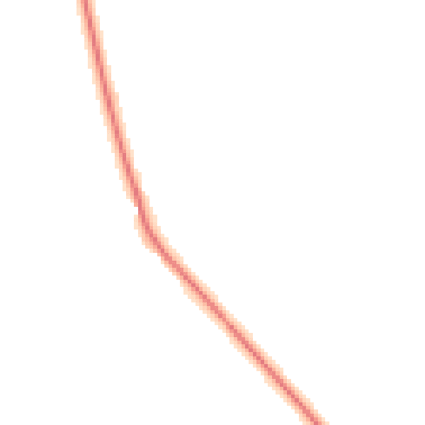 Night-time road noise heatmap for RG27 8LZ