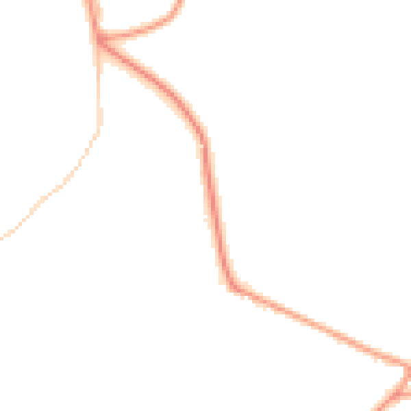 Daytime road noise heatmap for RG27 8SR