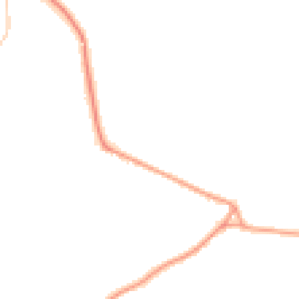 Daytime road noise heatmap for RG27 8SS