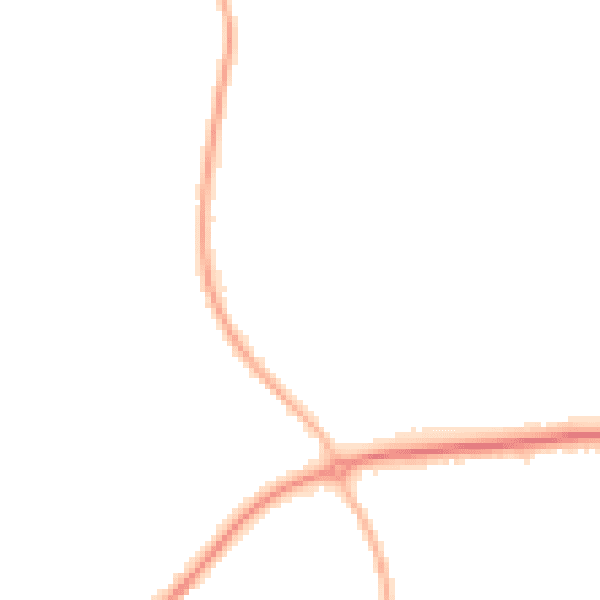 Night-time road noise heatmap for RG27 9FR