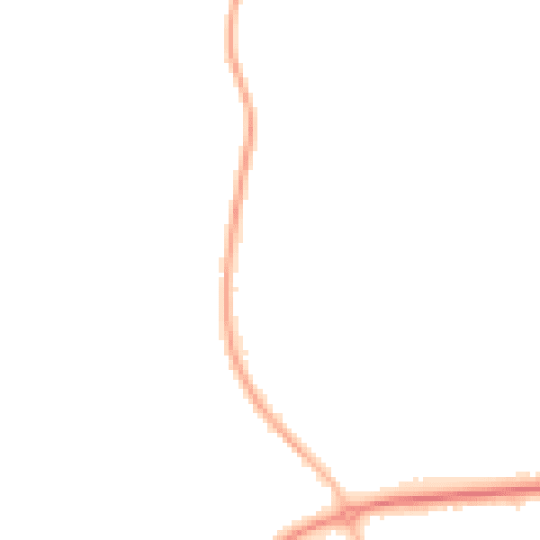 Night-time road noise heatmap for RG27 9FS