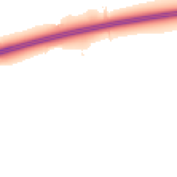 Night-time road noise heatmap for RG27 9QN