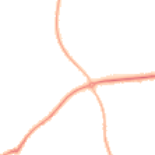 Night-time road noise heatmap for RG27 9RB