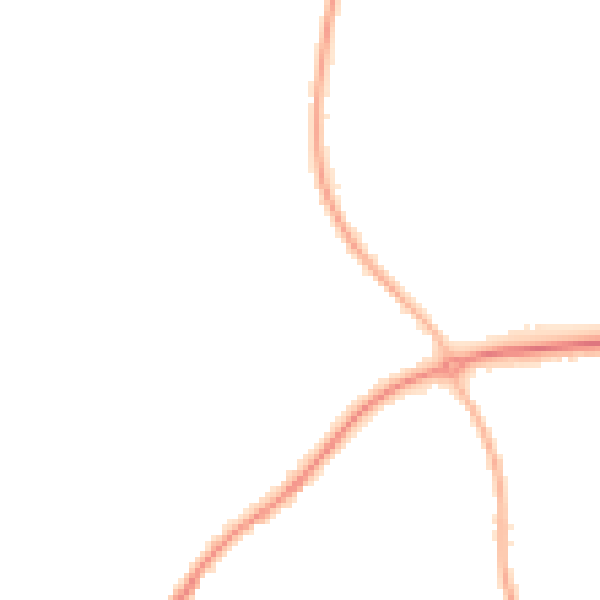 Night-time road noise heatmap for RG27 9RE