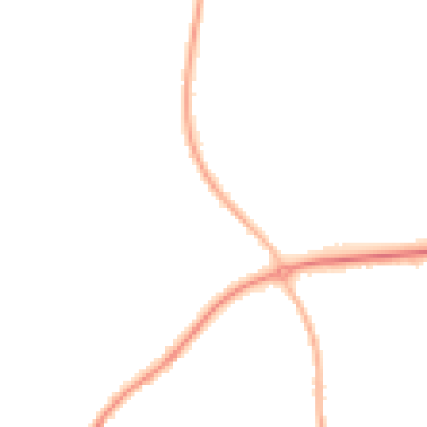 Night-time road noise heatmap for RG27 9RF