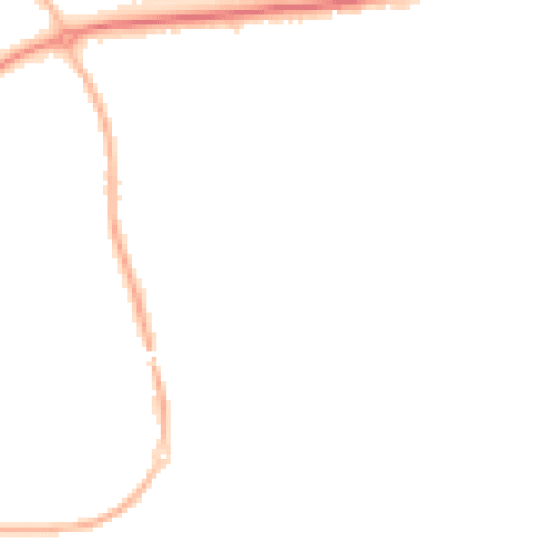Night-time road noise heatmap for RG27 9RY